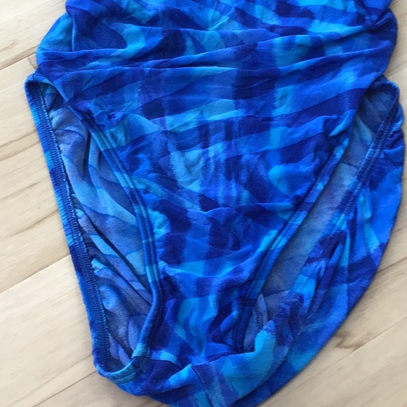 Ceres Blue Racerback Swimsuit - Picture 5 of 11